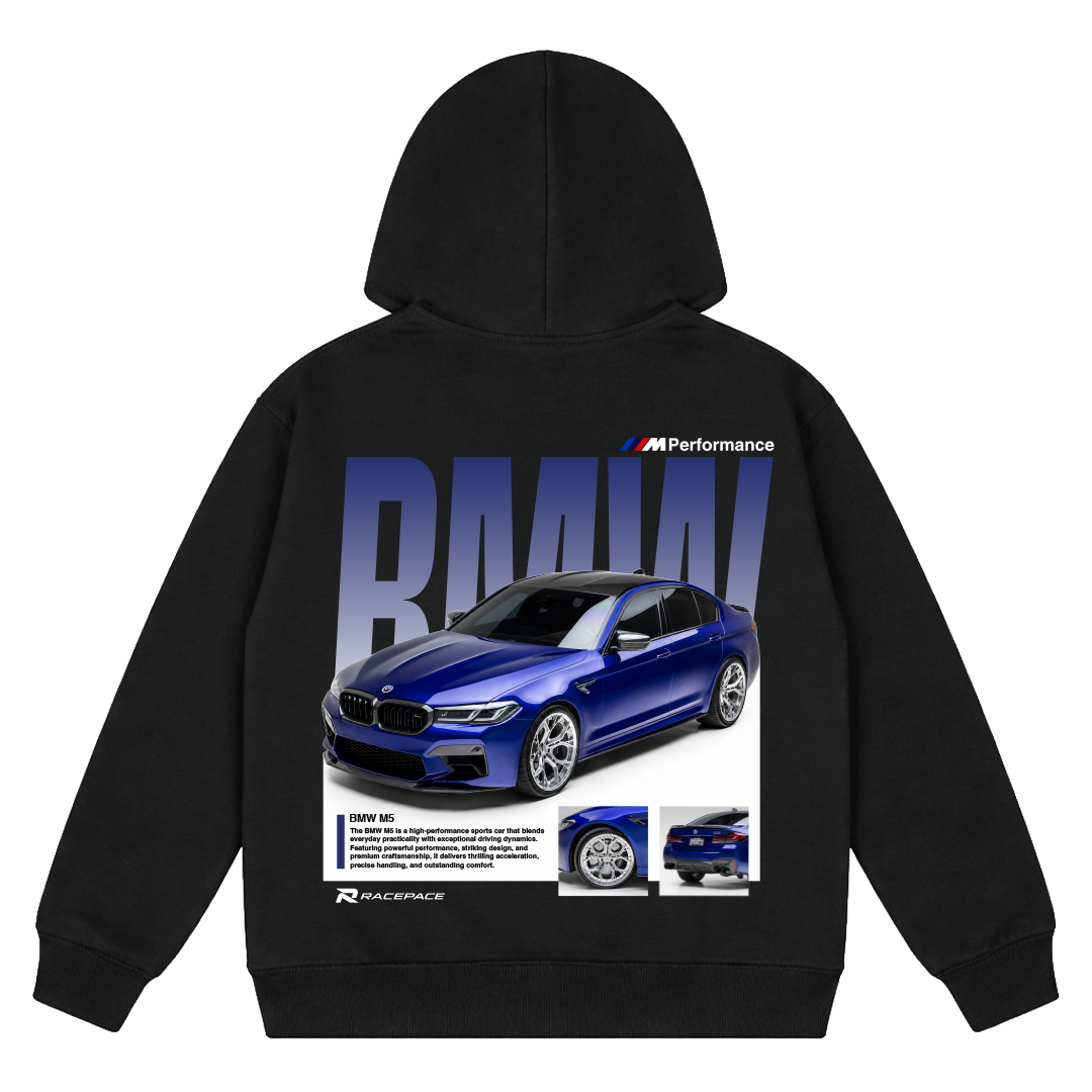 M5 Dark blue - Oversized hoodie