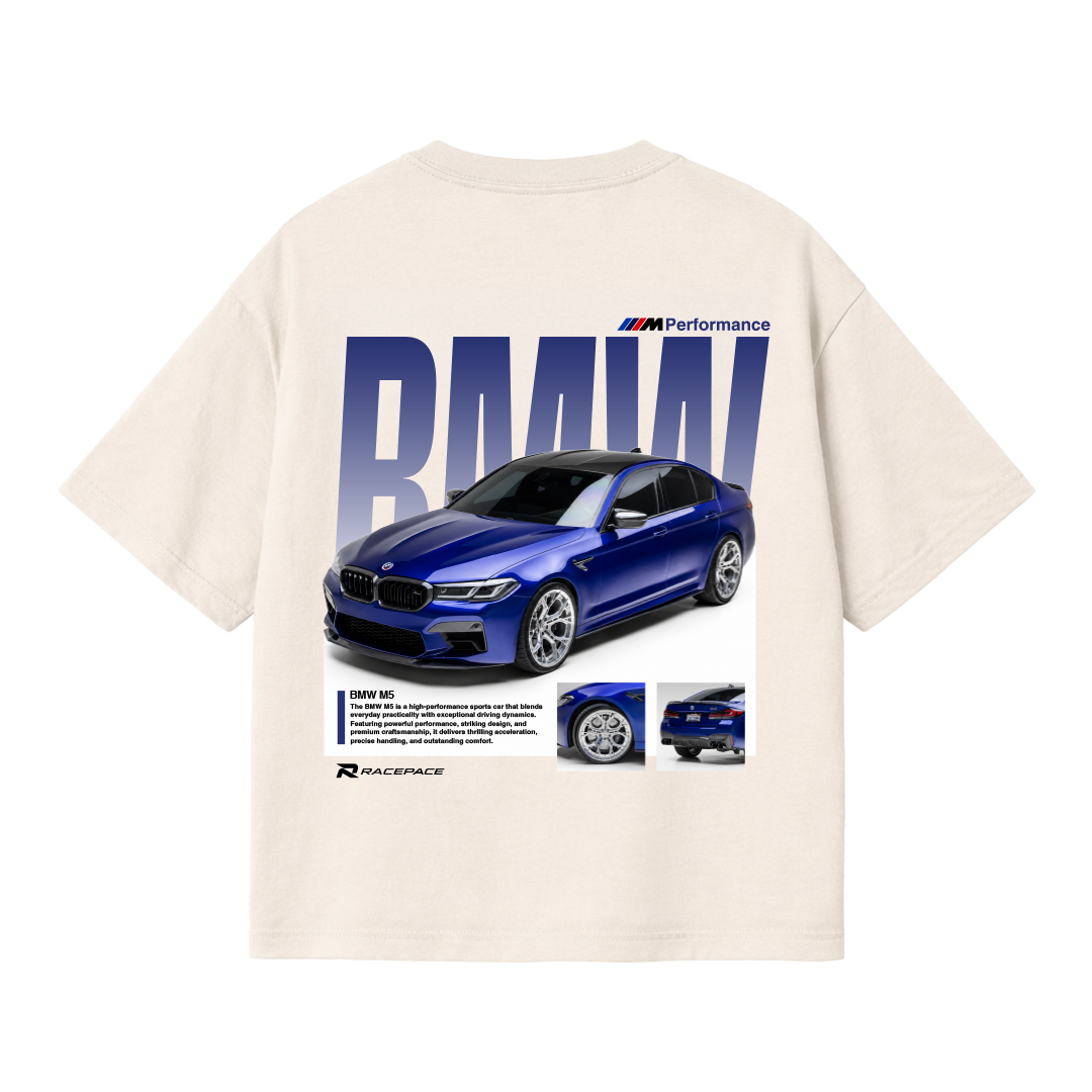 M5 Dark blue - Oversized shirt