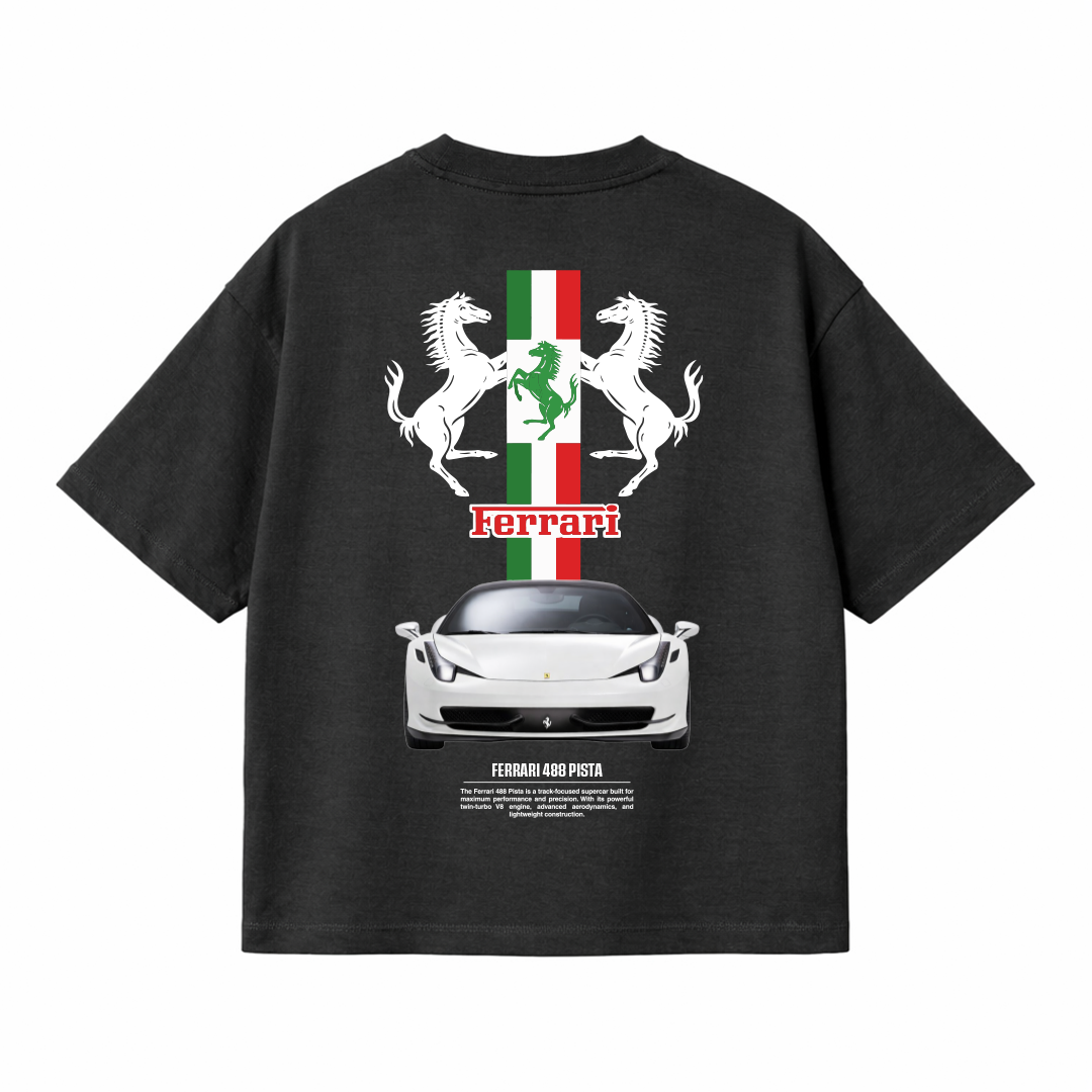 488 Pista White - Oversized shirt