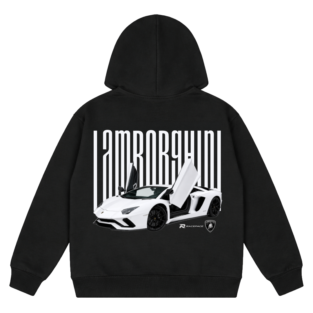 Aventador White - Oversized hoodie