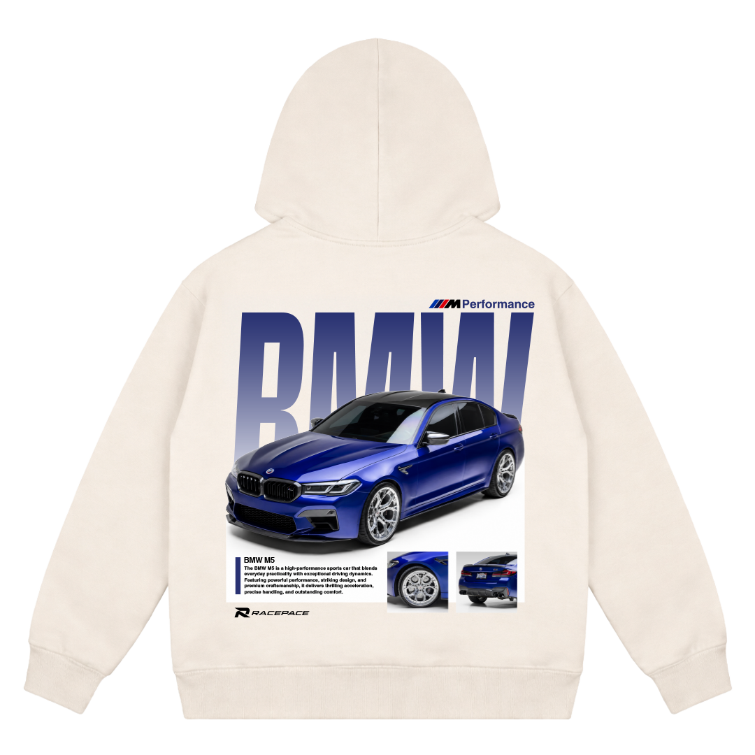M5 Dark blue - Oversized hoodie