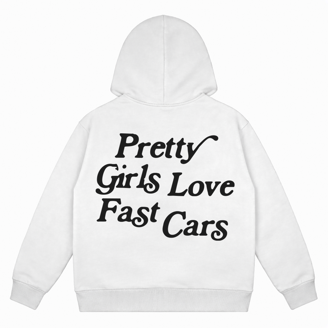 Pretty Girls Love Fast Cars Hoodie