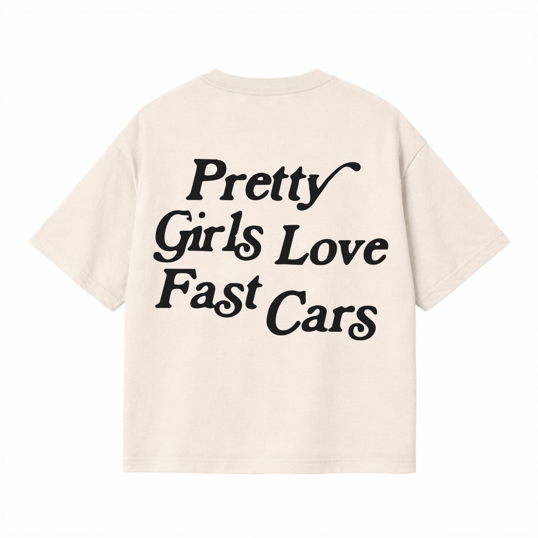 Girls loves fast cars - Oversized shirt