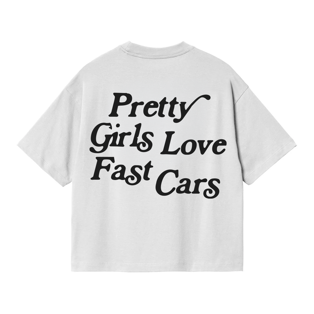 Girls loves fast cars - Oversized shirt